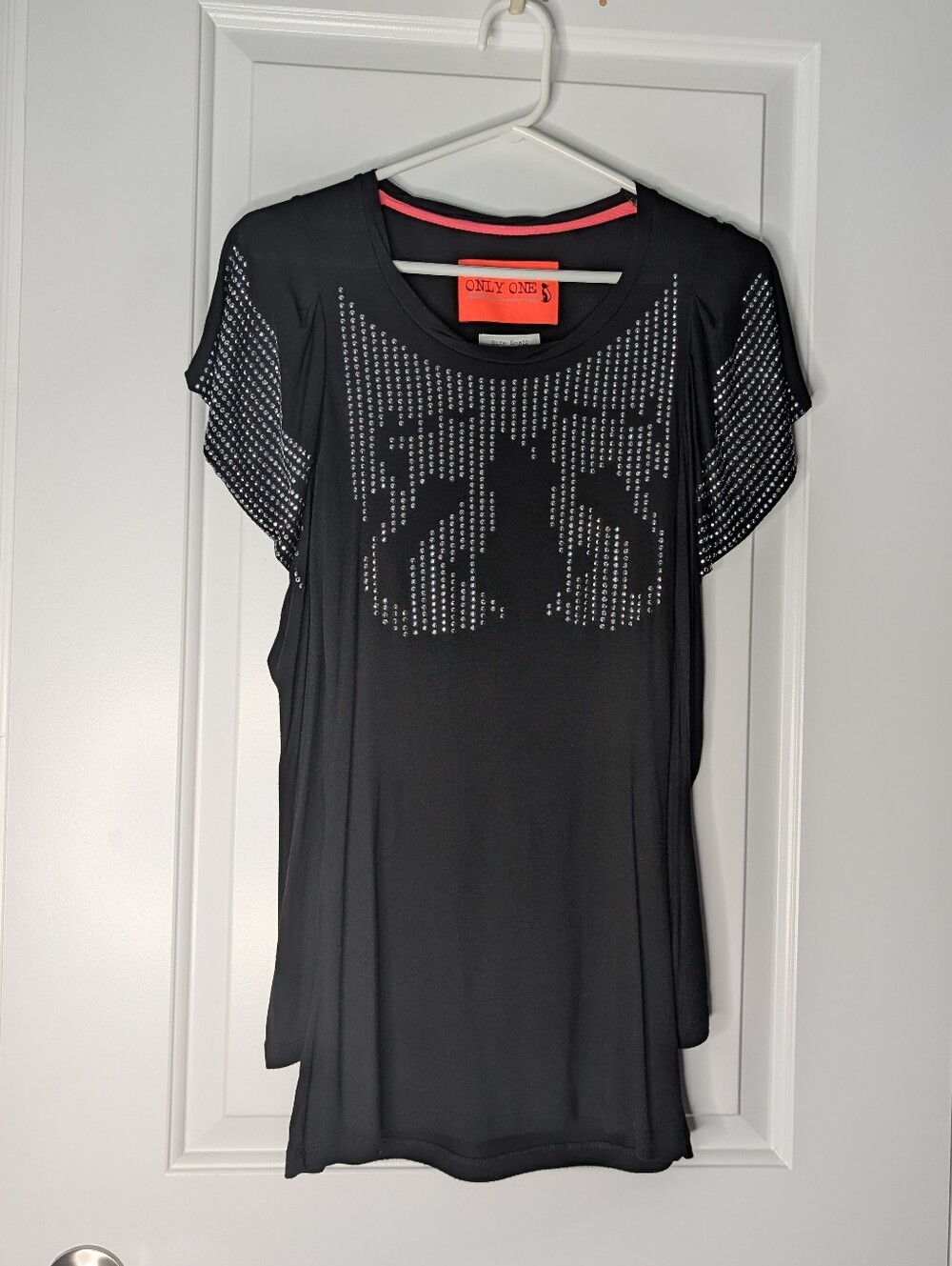 ONLY ONE Y2K Lady Gaga-esque rhinestone top